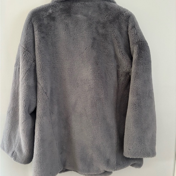 Free People Gray Teddy Jacket - Picture 2 of 6